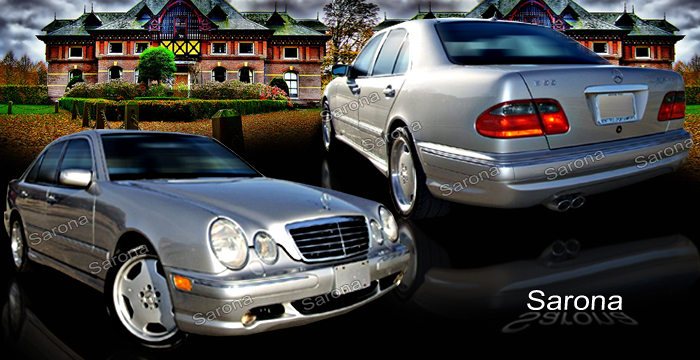 Custom Mercedes E Class Body Kit  Sedan (2000 - 2002) - $1390.00 (Manufacturer Sarona, Part #MB-046-KT)
